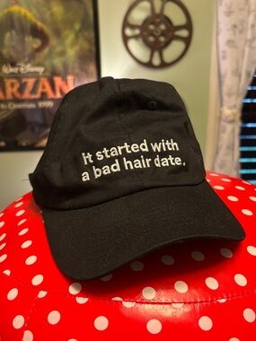 Black 'it started with bumble' Embroidered Baseball Cap